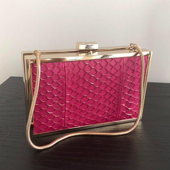 Inge Christopher Raspberry Clutch - Picture 3 of 3